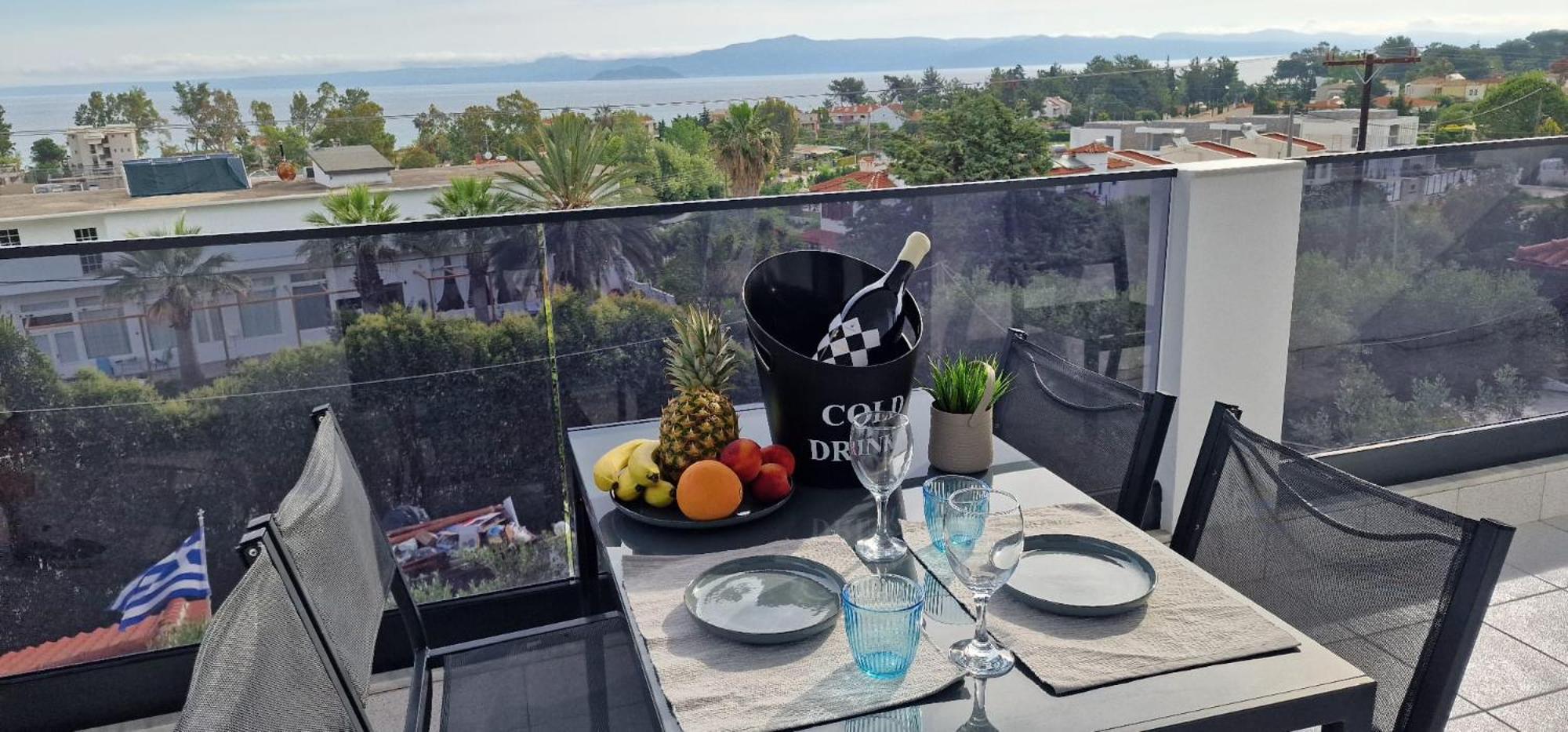 Apartament Eden Sea View Harmony Pefkochori Zewnętrze zdjęcie